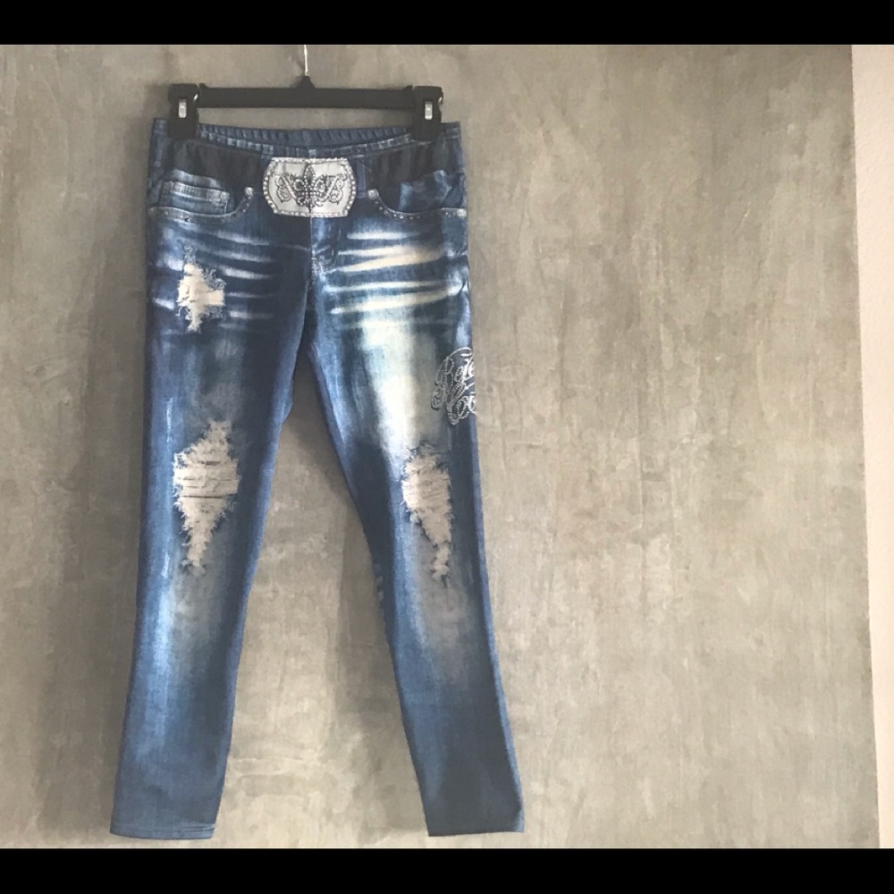 bejeweled leggings